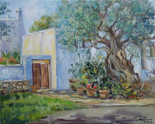 Finca olive tree 3 von Larissa Abtova, Malerei kaufen auf Singulart