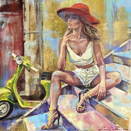 Italian dream von Larissa Abtova, Malerei kaufen auf Singulart