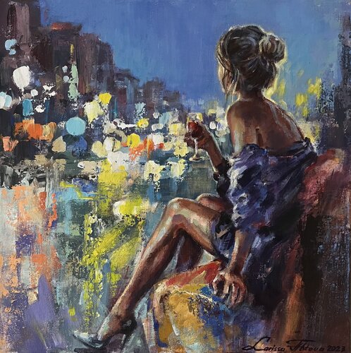 Enjoyment II van Larissa Abtova, Schilderij te koop op Singulart