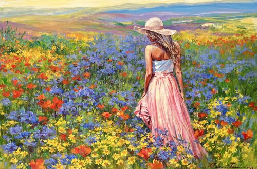 Meadow van Larissa Abtova, Schilderij te koop op Singulart