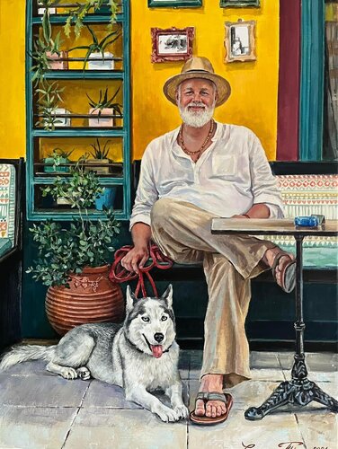 Robert and Smilla van Larissa Abtova, Schilderij te koop op Singulart