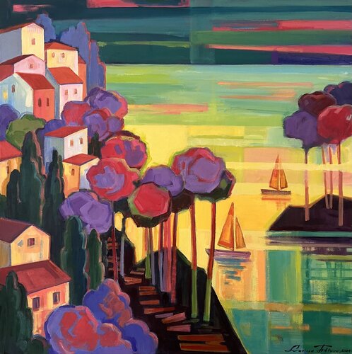 "Prelude of colors" von Larissa Abtova, Malerei kaufen auf Singulart