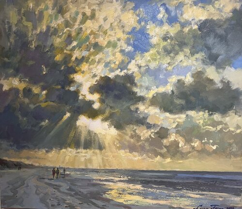 Silver January von Larissa Abtova, Malerei kaufen auf Singulart