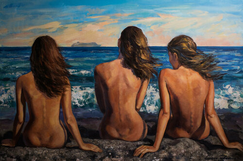 Dreamers di Larissa Abtova, Pittura in vendita su Singulart