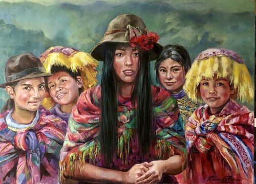 Loving Andes von Larissa Abtova, Malerei kaufen auf Singulart