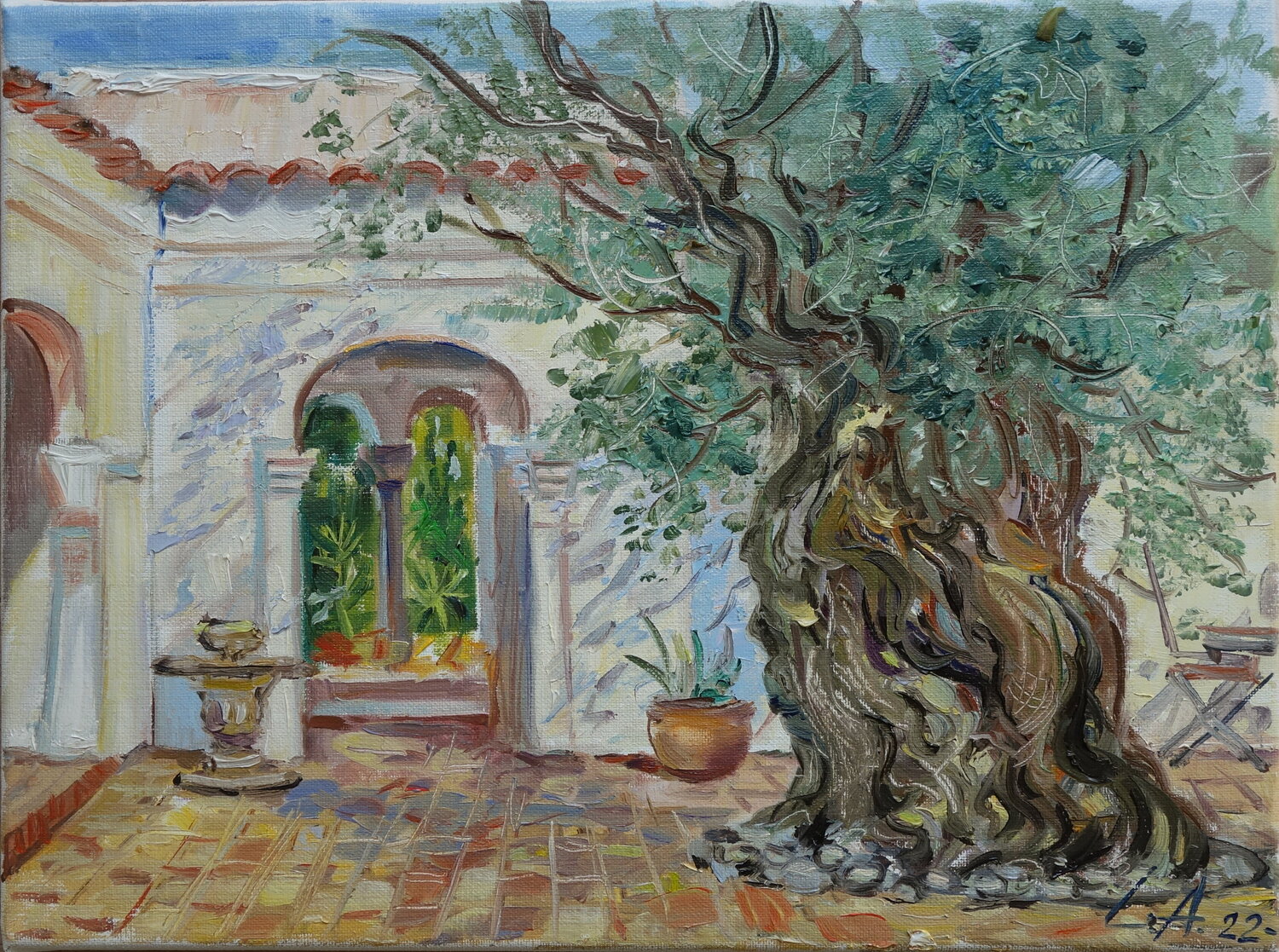 Finca olive tree. Larissa Abtova