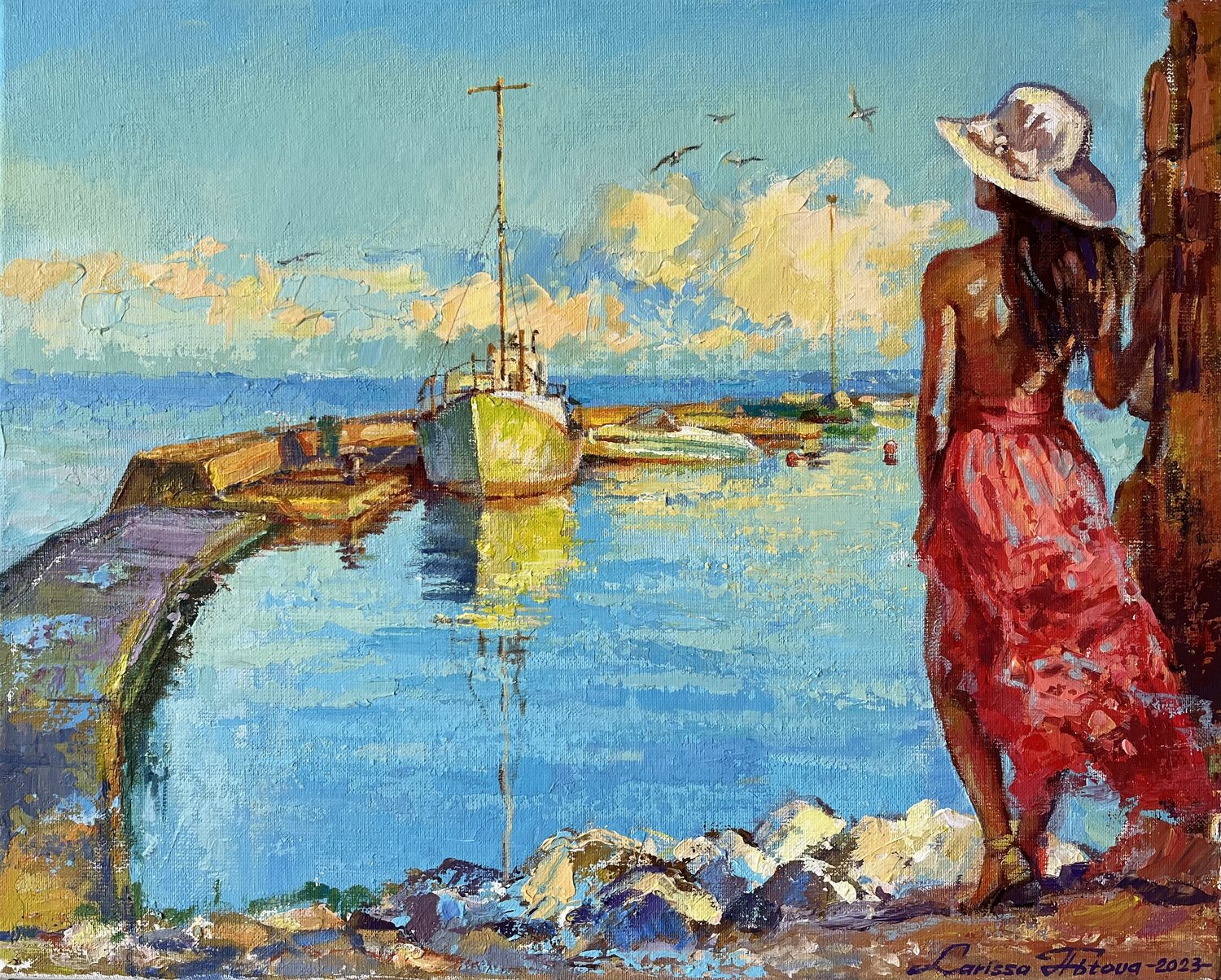 Peaceful evening Larissa Abtova