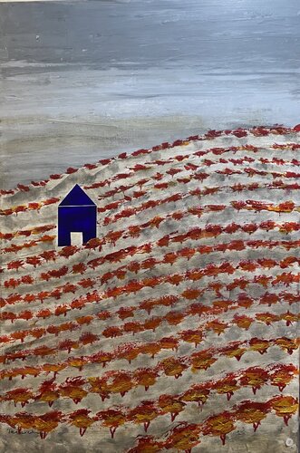 Lautomne au casot von Florence Maraine Bertrand, Malerei kaufen auf Singulart