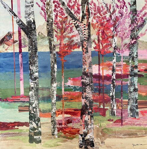 Couleurs de Printemps van Florence Maraine Bertrand, Schilderij te koop op Singulart