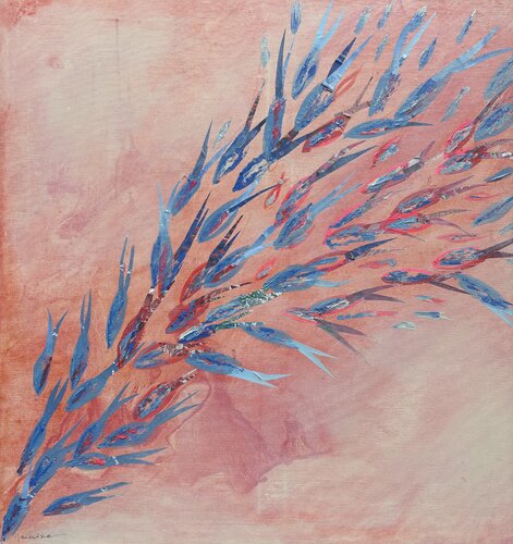 Un banc de poissons van Florence Maraine Bertrand, Schilderij te koop op Singulart