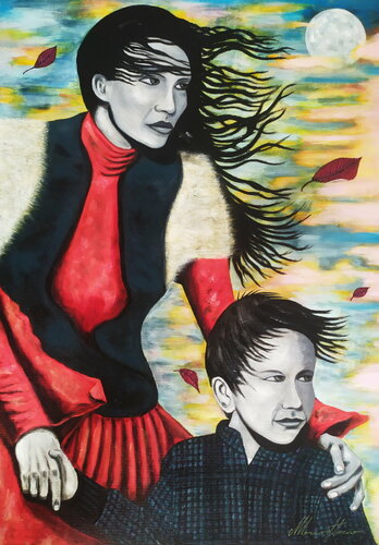 Osservando il futuro che verrà van Marco Stocco, Schilderij te koop op Singulart