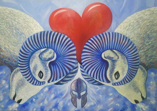 Love and War van Marco Stocco, Schilderij te koop op Singulart