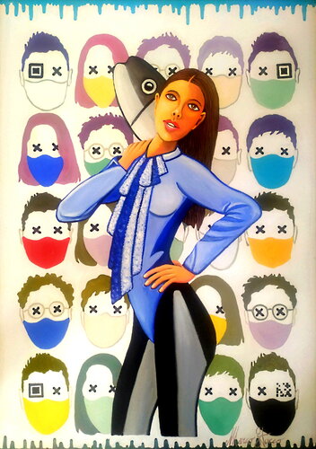 Stay alive - Stay creative de Marco Stocco, Pintura a la venta en Singulart