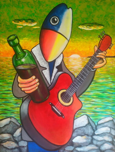 Serenata in Laguna von Marco Stocco, Malerei kaufen auf Singulart