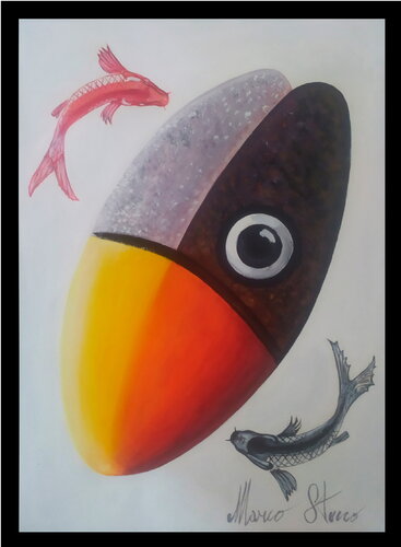 Orfeo - Armonic Energy Balance van Marco Stocco, Schilderij te koop op Singulart