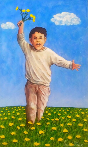 Spensierata Infanzia van Marco Stocco, Schilderij te koop op Singulart