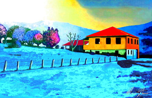 Casa della zia del marinaio von Marco Stocco, Digital kaufen auf Singulart