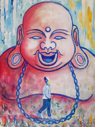 La gioia sempre ci accompagni von Marco Stocco, Malerei kaufen auf Singulart