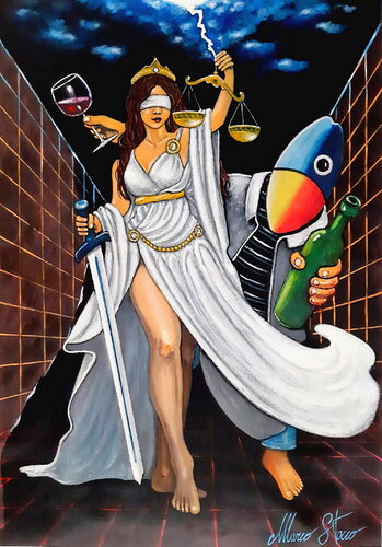 Divine Justice de Marco Stocco, Pintura a la venta en Singulart