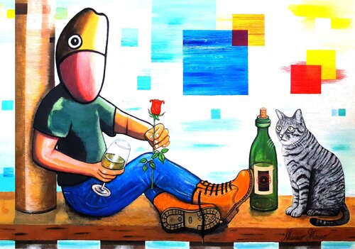 The Rose de Marco Stocco, Pintura a la venta en Singulart