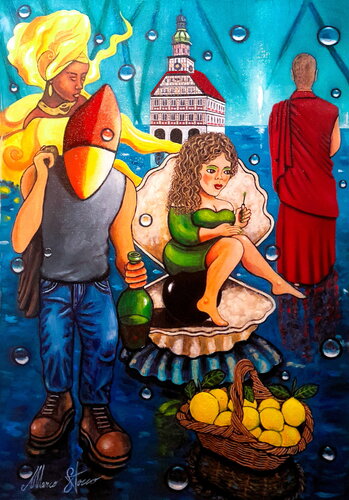 Navigando l'irrazionale di Marco Stocco, Pittura in vendita su Singulart