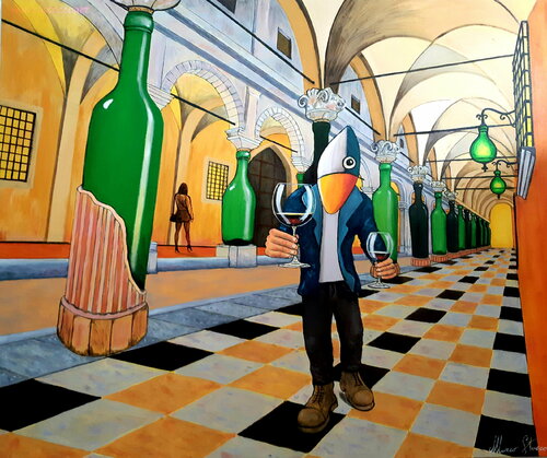 Cheers Bologna de Marco Stocco, Pintura a la venta en Singulart