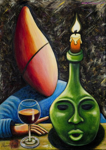Misteriosa verità van Marco Stocco, Schilderij te koop op Singulart
