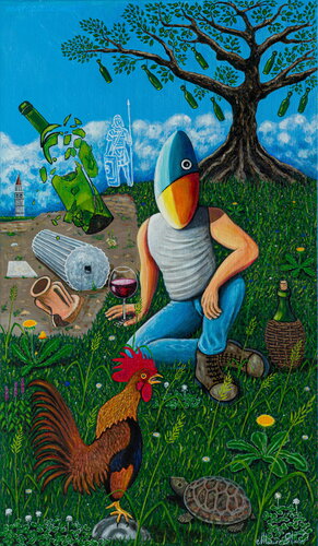 Manton Valensvet - Aquileia van Marco Stocco, Schilderij te koop op Singulart