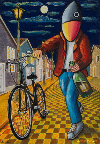 Notte magica van Marco Stocco, Schilderij te koop op Singulart