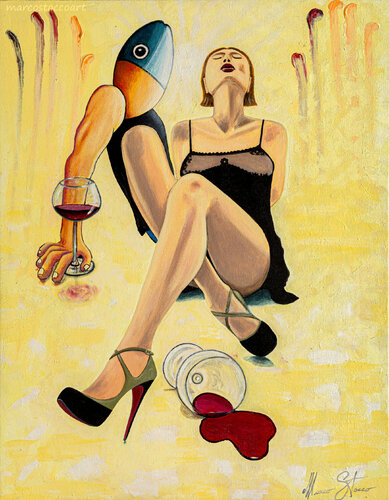 Passione e Luce van Marco Stocco, Schilderij te koop op Singulart