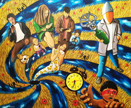 Punto di non ritorno von Marco Stocco, Malerei kaufen auf Singulart