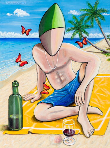 Ebbrezza Tropicale van Marco Stocco, Schilderij te koop op Singulart