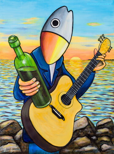 Serenata d'autunno van Marco Stocco, Schilderij te koop op Singulart