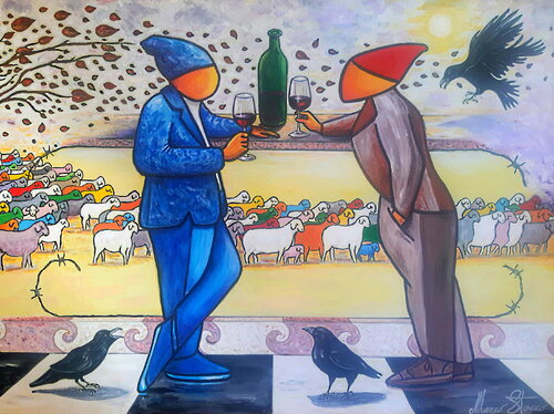 "FASE DI TRANSIZIONE" Ostariants III von Marco Stocco, Malerei kaufen auf Singulart