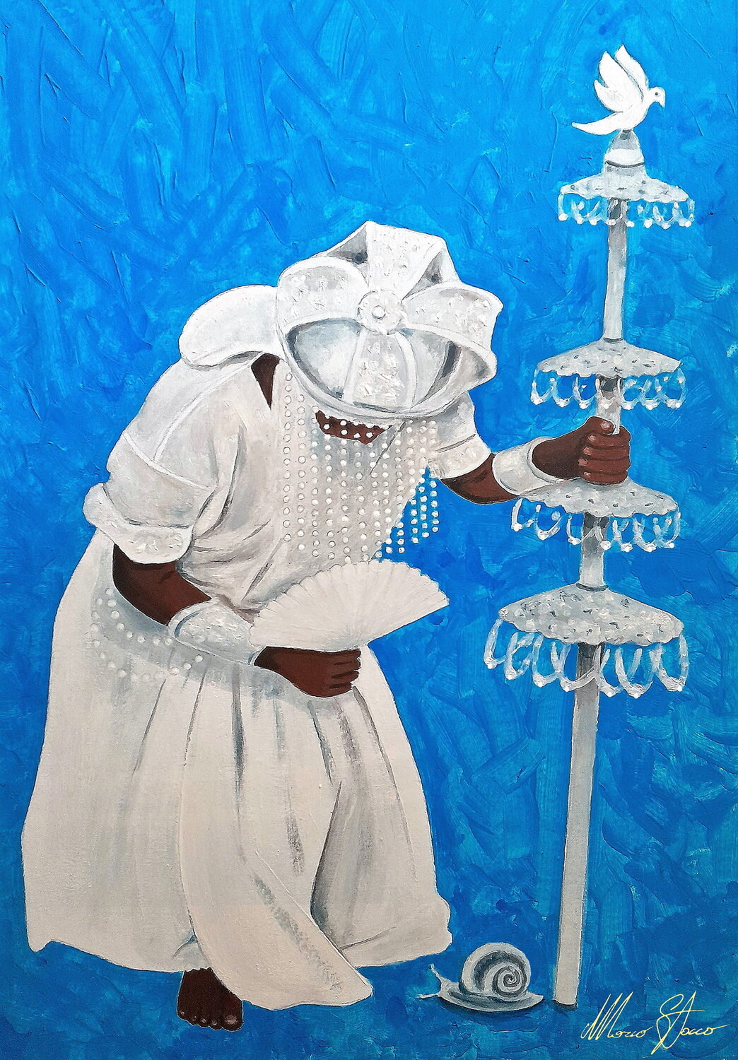 Oxalufan - Marco Stocco - Acrylic on Canvas, image size:1044x1500