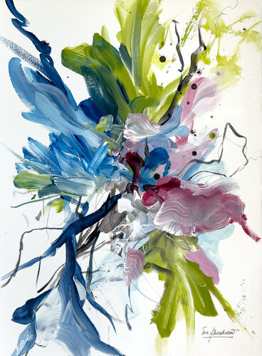 The garden you love N2 by Inès Khadraoui, Painting for Sale on Singulart