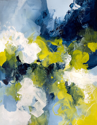 Night and day 2 by Inès Khadraoui, Painting for Sale on Singulart