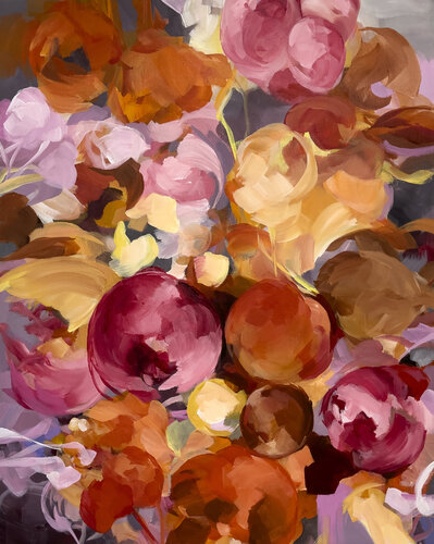 Floral delight van Inès Khadraoui, Schilderij te koop op Singulart