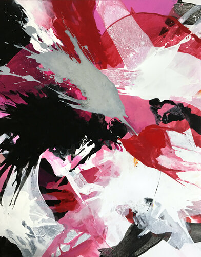 Black season 1 by Inès Khadraoui, Painting for Sale on Singulart