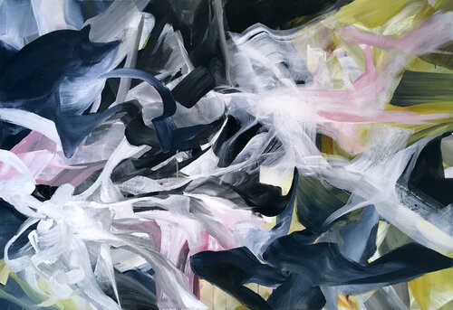 Dis-moi par Inès Khadraoui, Peinture en vente sur Singulart