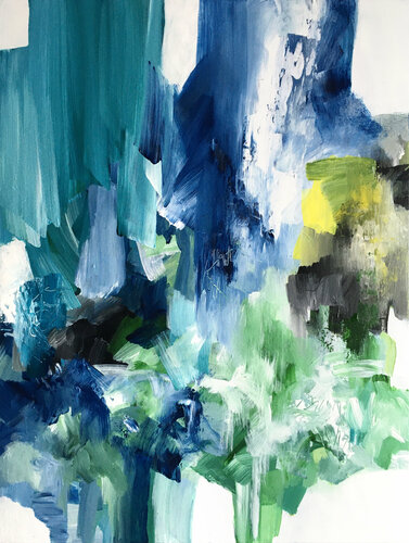 Oceanism N/1 par Inès Khadraoui, Peinture en vente sur Singulart