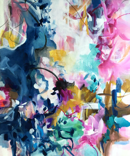 A wonderful day van Inès Khadraoui, Schilderij te koop op Singulart