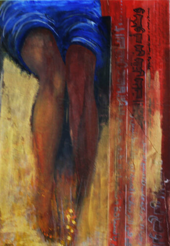 Les jambes by Ly-Rose, 종이 for Sale on Singulart