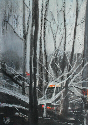 Bois brûlant von Ly-Rose, Werk auf Papier kaufen auf Singulart