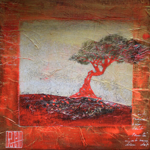 Novembre Rouge van Ly-Rose, Schilderij te koop op Singulart