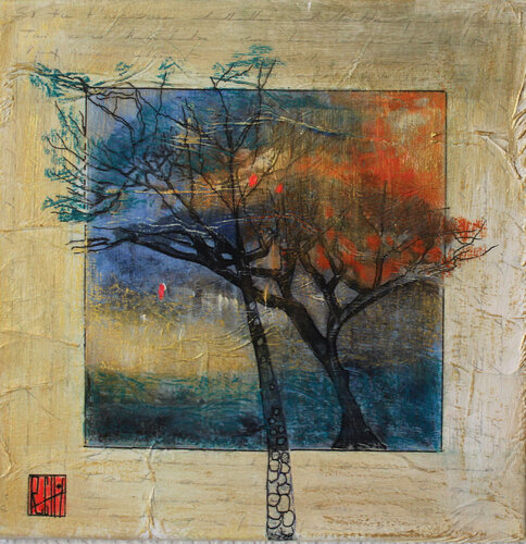 Plier mes mots 2 di Ly-Rose, Pittura in vendita su Singulart