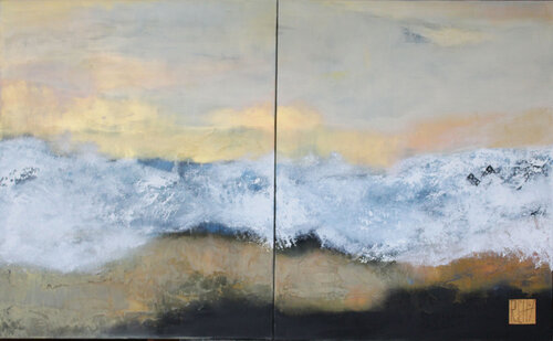 Diptyque GRAND LARGE von Ly-Rose, Malerei kaufen auf Singulart