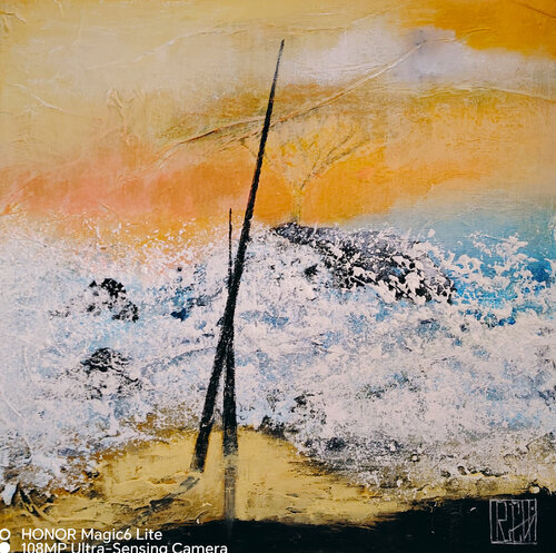 Sur une île by Ly-Rose, Painting for Sale on Singulart