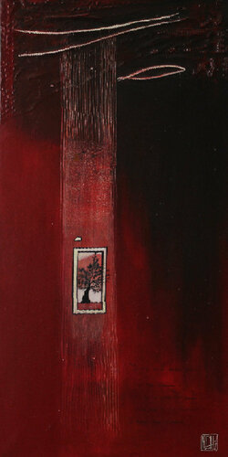 Arbre rouge von Ly-Rose, Malerei kaufen auf Singulart