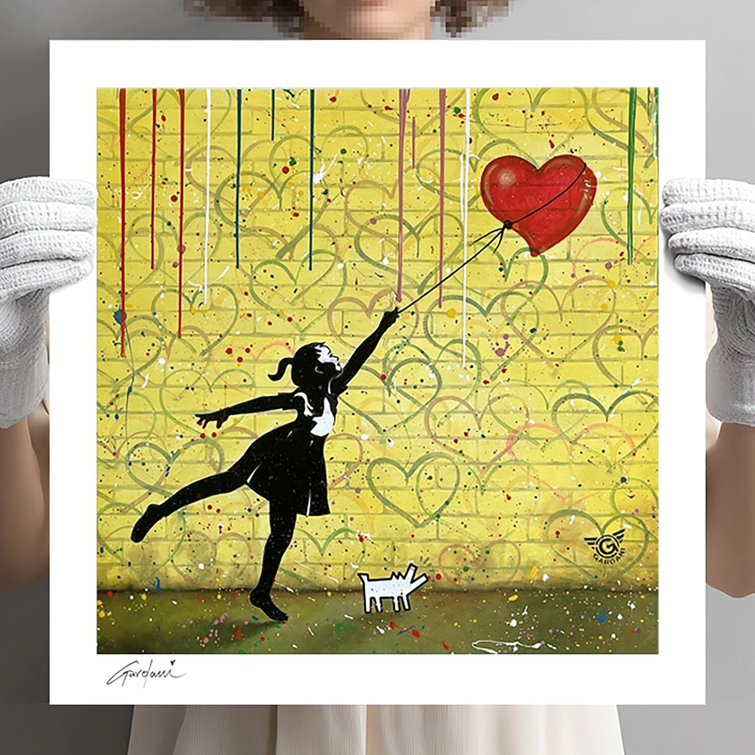 La chica con globo de Banksy · Interpretaciones artísticas